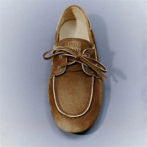 miu miu boat shoe dupe|Boat Shoes Have Finally Been Redeemed .